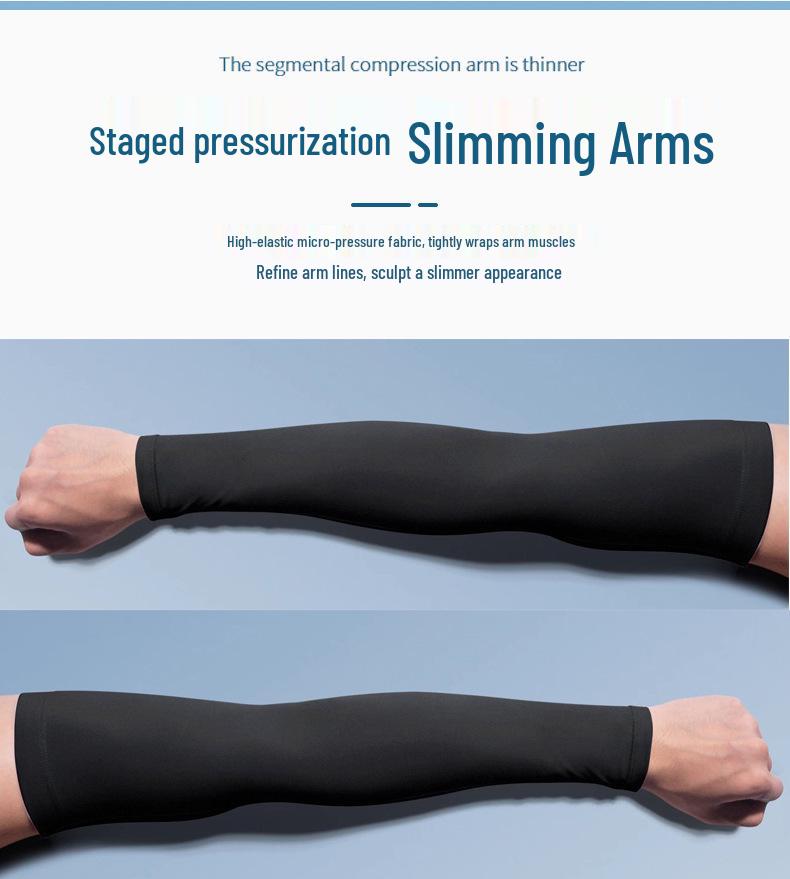 Sun Protection Ice Silk Sleeves: Unisex Summer Driving, Sports, Cycling, and Fishing Sleeves in Solid Colors.