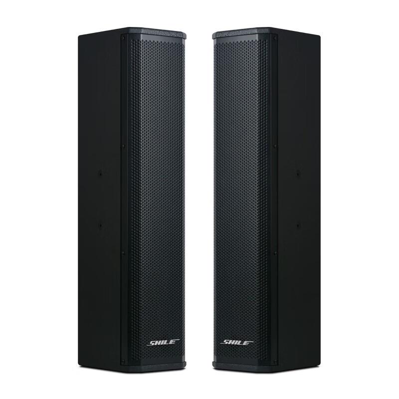 SHILE Professional Conference Linear Array Speaker & Bluetooth Amplifier Set