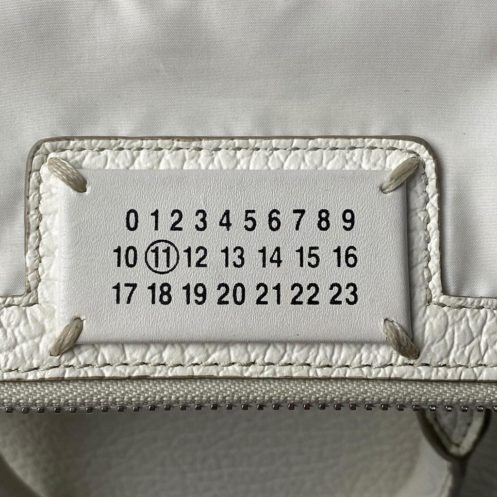 Used Maison MargielaShoulder Bag white leather Women