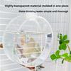 New 350ml Birds Water Feeder Hangable Large Capacity Parrot Waterer Transparent Leak-proof Small Pet Water Bottle for Bird Cage