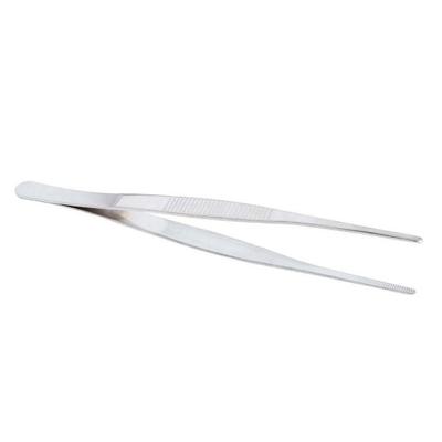 Pinzette a testa tonda in acciaio inossidabile da 18 cm Strumento per esperimenti di riparazione artigianale