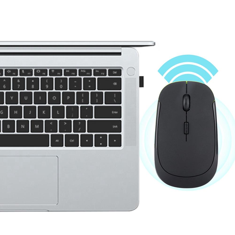 Ultra Thin 2.4G 1200DPI USB Wireless Mouse Ergonomic Optical Positioning Mouse for Laptop