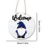 Welcome Sign For Front Door Wooden Magnetic Gnome Home Decor Rustic Welcome Front Door Sign For Indoor Wall Window Living Room