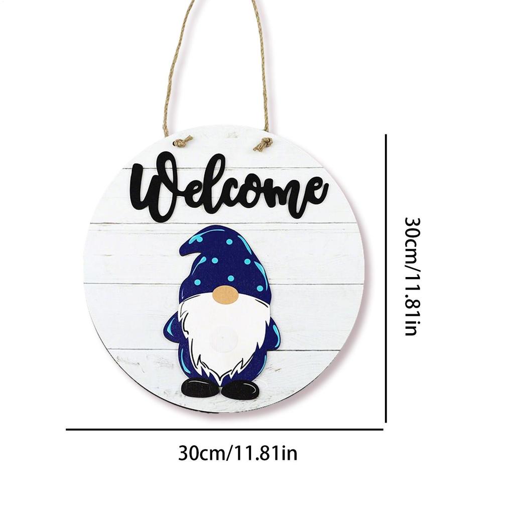Welcome Sign For Front Door Wooden Magnetic Gnome Home Decor Rustic Welcome Front Door Sign For Indoor Wall Window Living Room