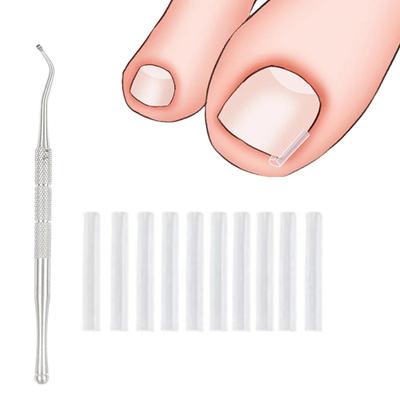 Herramienta para corregir uñas encarnadas Almohadilla de relleno para uñas Tratamiento para uñas encarnadas Parche elástico Clip de enderezamiento Herramienta para pedicura