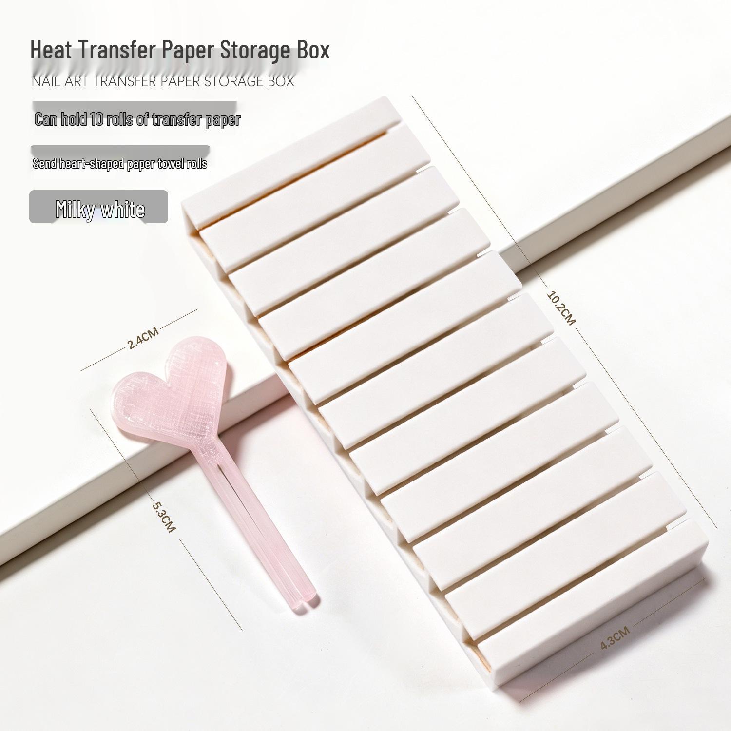 Nail Art Multi-Grid Decal Storage Box - Starry Sky Design. Model 1