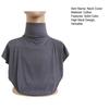 Rullekrave Halsdeksel Ensfarget Høyhals Genser Falsk Krage Kvinner Mykt Halsstykke Unisex Tilbehør