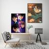 1pc Detective Conan Japanese Self-adhesive Art Poster Waterproof Paper Sticker Coffee House Bar Room Wall Decor
