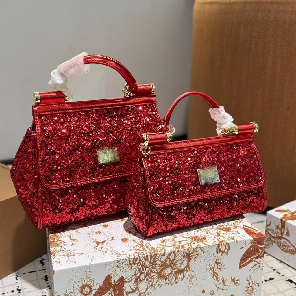 D Kleine G Pailletten High-End Dames Crossbody & Schoudertas