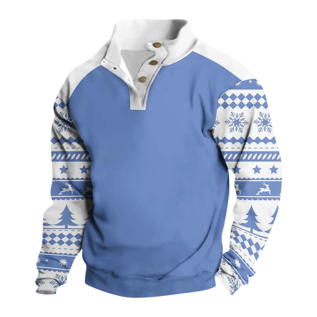 Men's Fleece Hoodie Casual Long Sleeve Sweatshirt