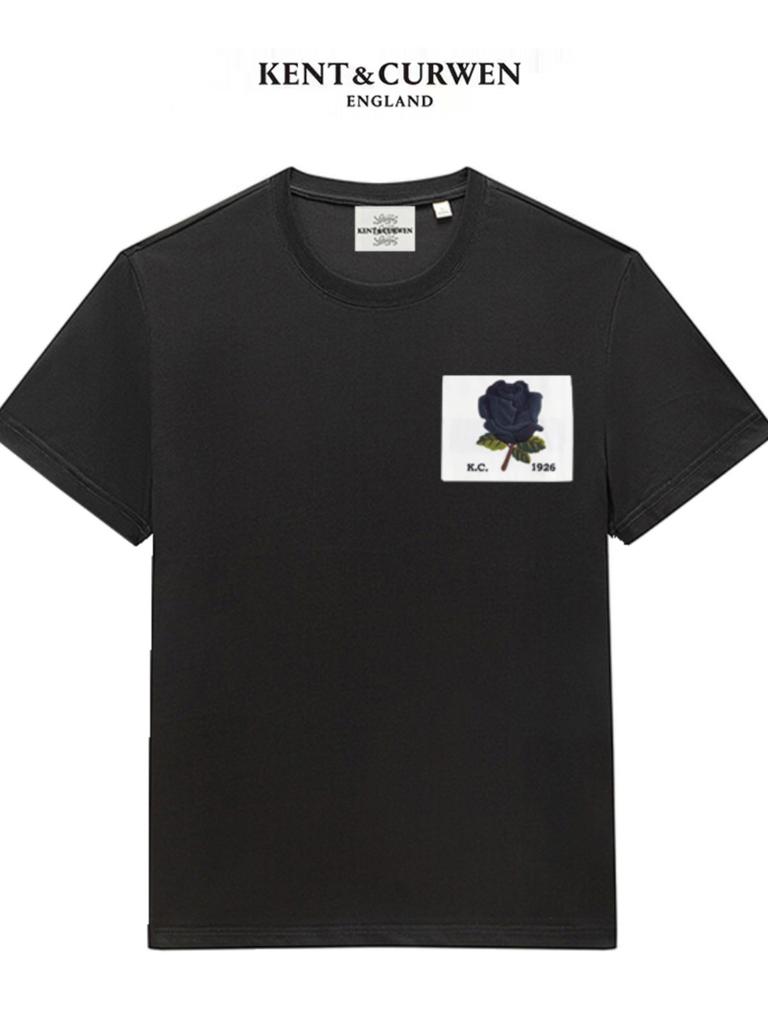 2024 Pure Cotton Men's Round Neck Short Sleeve Versatile T-shirt Summer New Casual Solid Color Couple Top T-shirt