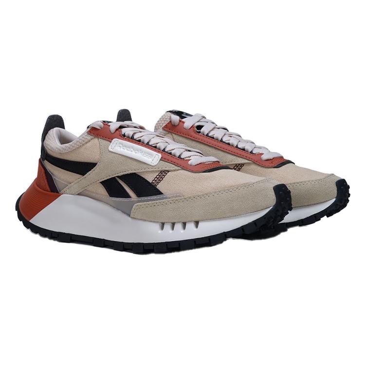 Reebok Cl Legacy W+ Retro Comfortable Versatile Thick Sole Low Top Running Shoes Unisex Sneakers Khaki 100222341