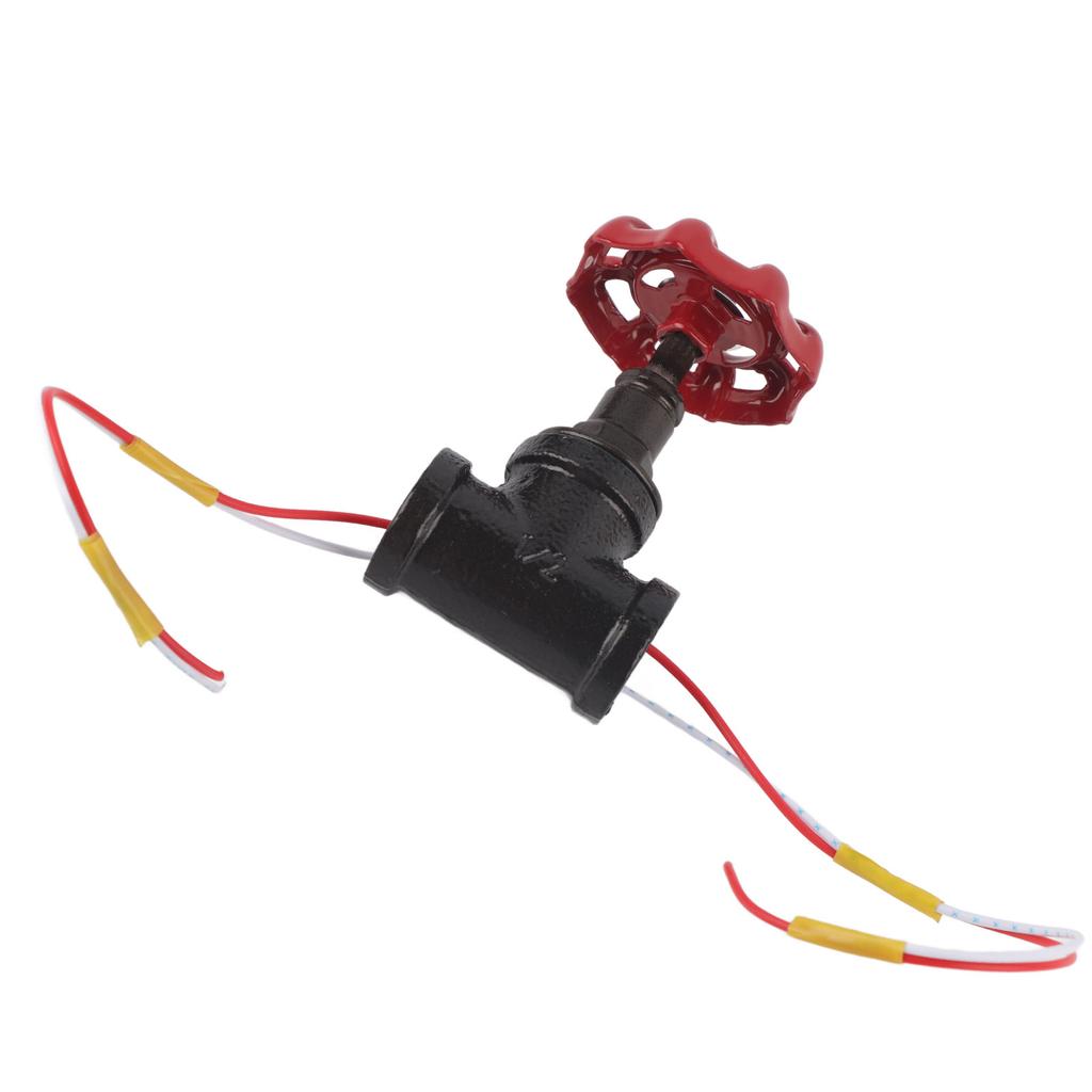 G1/2 Steampunk Style Tee Valve Light Switch with Wires for Industrial Robot Table Lamp Fixture 12V