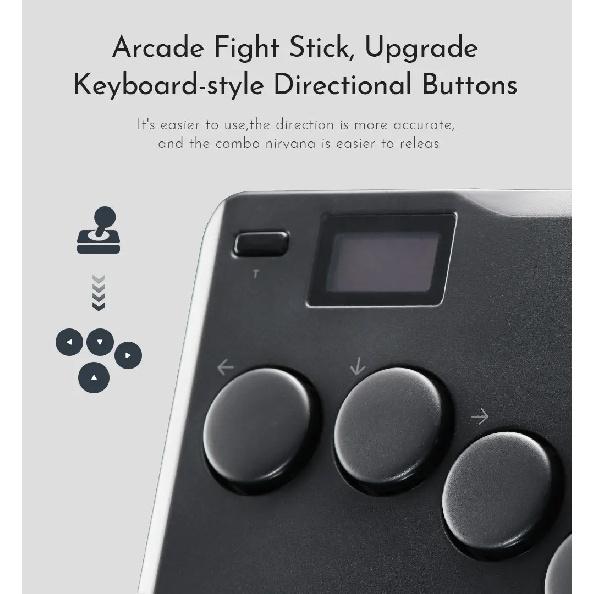 Haute42 Mini Stickless Controller Hitbox Leverless Arcade Controller For PC/PS4/PS5/Switch Fighting Game Hitbox Fightstick