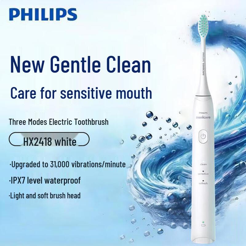 Philips Sonic Electric Toothbrush HX2481 CN plug (adapter included)