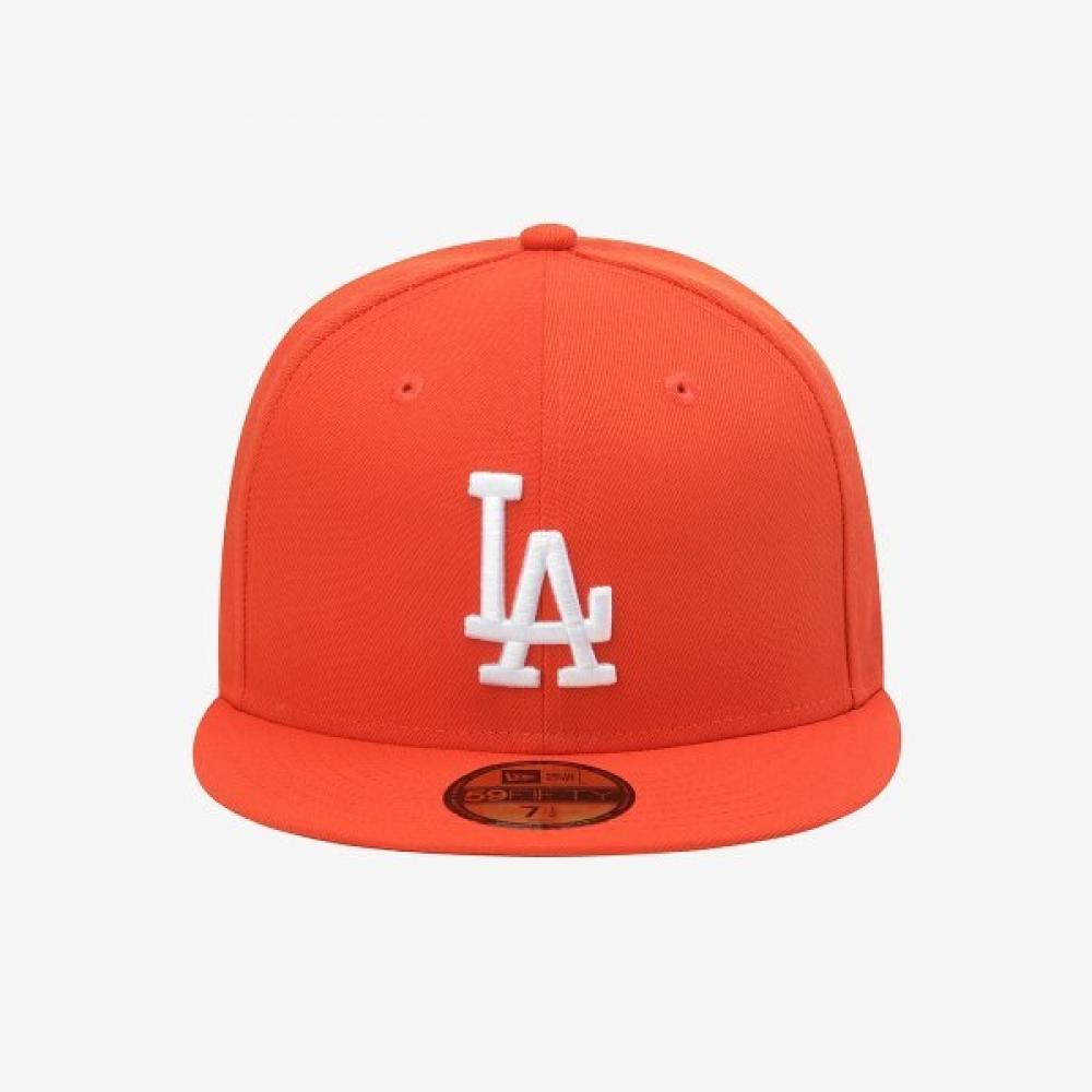 New Era Mlb La Dodgers Fitted Cap Orange