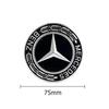 C200 E300 2026 Hot 4PCS/set 75mm Car Wheel Center Hub Caps Cover  Decoration Accessories for Mercedes Benz B/C/E/S Class A Class