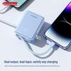 Newsmy 10000mAh 22.5W Power Bank with Built-in AC Plug