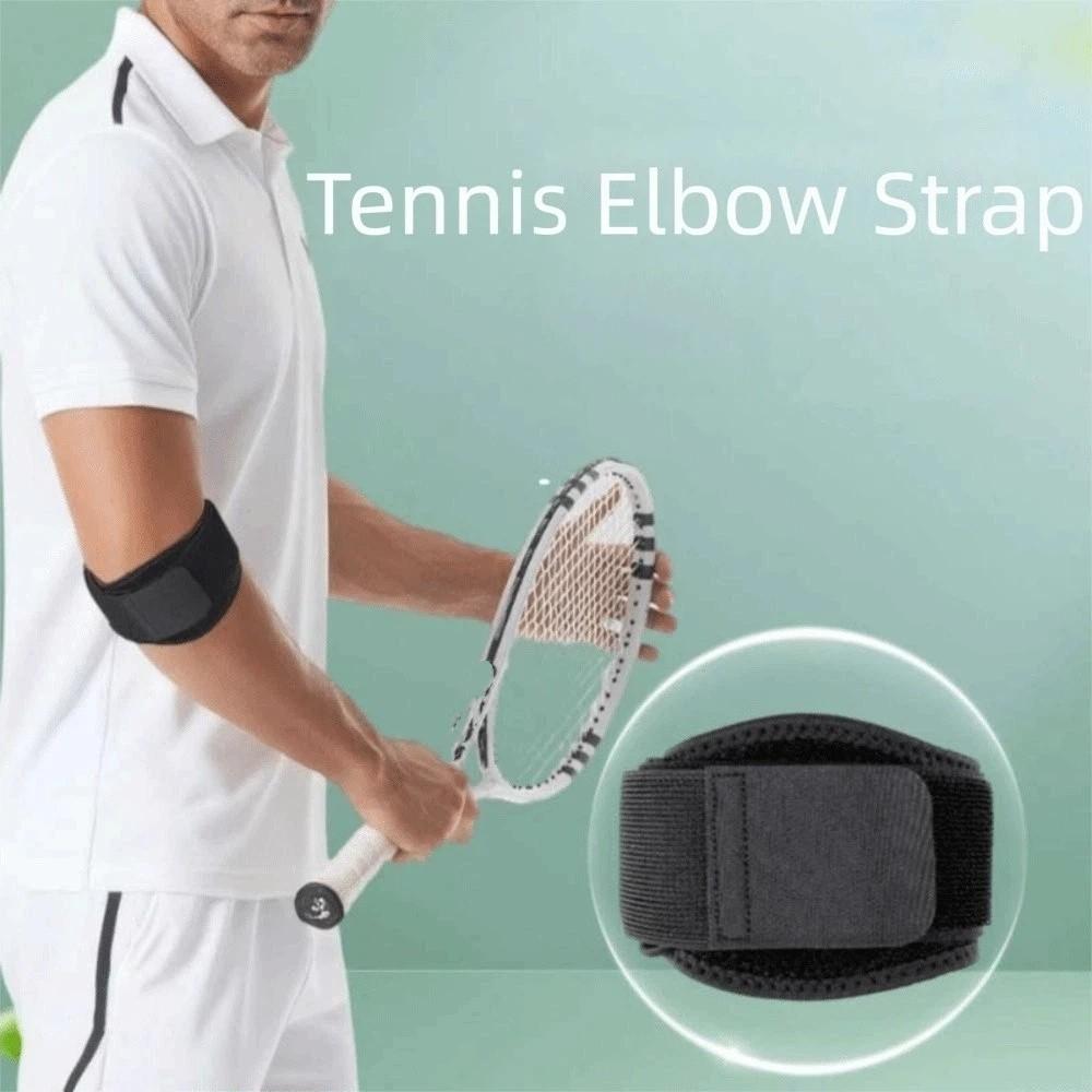 Atmungsaktive Stütze Verstellbare Ellenbogenbandage Kompressions-Ellenbogenpolster Tennisellenbogen-Band Badminton