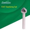 Aifeimol 45° CNC Milling Chamfer Cutter Holder (TC-12, Straight Shank)