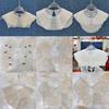 Girl Dressmaking Accessories Lace Collars With Artificial Pearls And Rhinestone Decor For Creative Diy Apparel