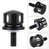 Seat Screw Seat Bolts Rear Seat Bolts Aluminum Mounting Screw Caps for Harley Black