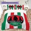 Cork City Fc Pattern Bedding Uilt Set Uilt Cover Pillowcase Home Decoration Birthday Gift (1 * Duvet Cover + 2 * Pillowcase Without Core)