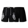 2025 Herren Locker Geschnittene Strandshorts Streetwear Baumwollmischung Freizeit Boardshorts Jugendliche Erwachsene