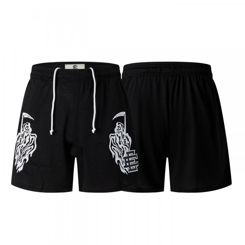 2025 Herren Locker Geschnittene Strandshorts Streetwear Baumwollmischung Freizeit Boardshorts Jugendliche Erwachsene