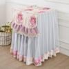 Lace Embroidered Toilet Washing Machine Cover Home Decoration Toilet Cover Detachable Machine Cover  Washing Machine Cabinet