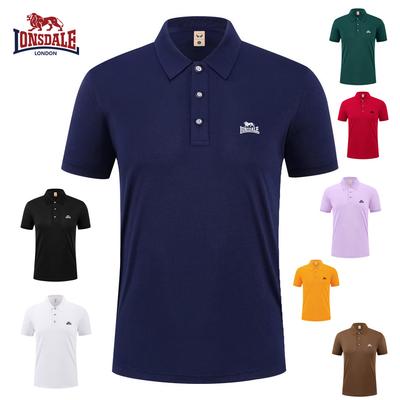 2026 Summer New Embroidered Casual Sports Collar Polo Shirt, Sweat Wicking and Moisture Absorbing Pure