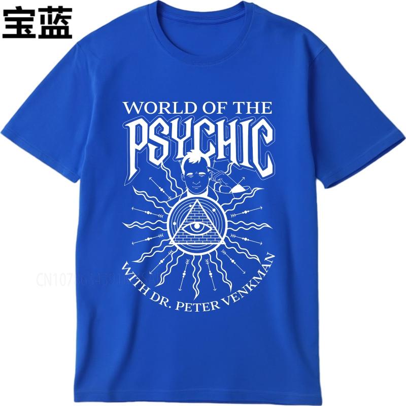 Oversized summer Unisex t shirt World Of The Psychic With Dr Peter Venkman Short Sleeve Comfortable Crew Neck Tee shirt