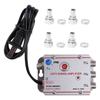 Praktischer 3-Wege 20-dB Antennensignalverstärker Home TV-Box Signalverstärker Splitter mit Guter Wärmeableitung