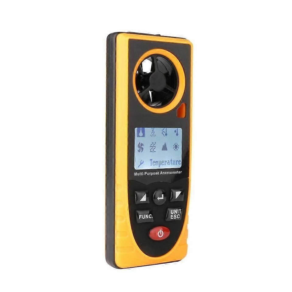 Anemometer Messgerät Klimaanlage Außenwindgeschwindigkeit Temperatur Volumen Tester