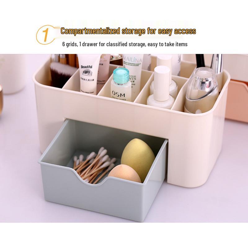 Multifunktionale Kosmetik-Aufbewahrungsbox mit Schubladen - Schreibtisch-Organizer