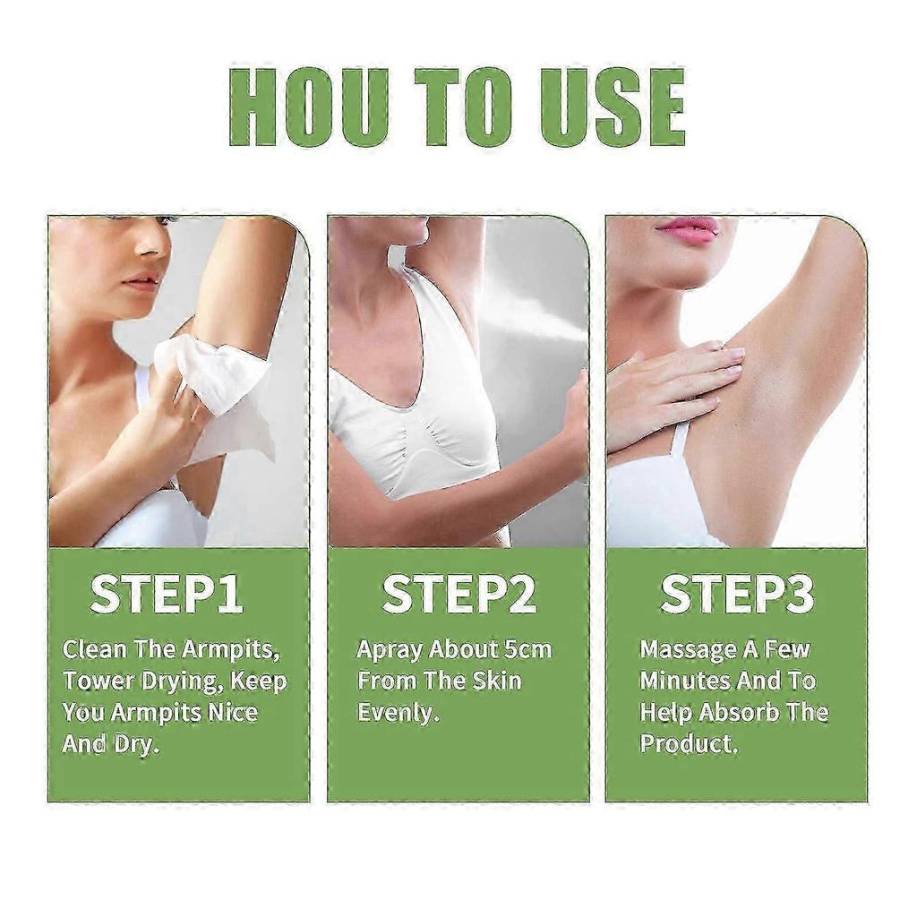 Armpit Refreshing Antiperspirant Spray For Men Women Sweat Odor Deodorant 2025