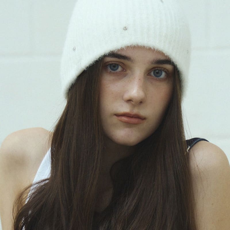 

Marchen Cubic beanie_5color beige