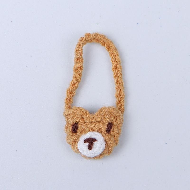 Cartoon Animal Plush Doll Bags Handbag Miniature Bag For 20Cm Doll Clothes Accessories Changing Dressing Game Kids Toys