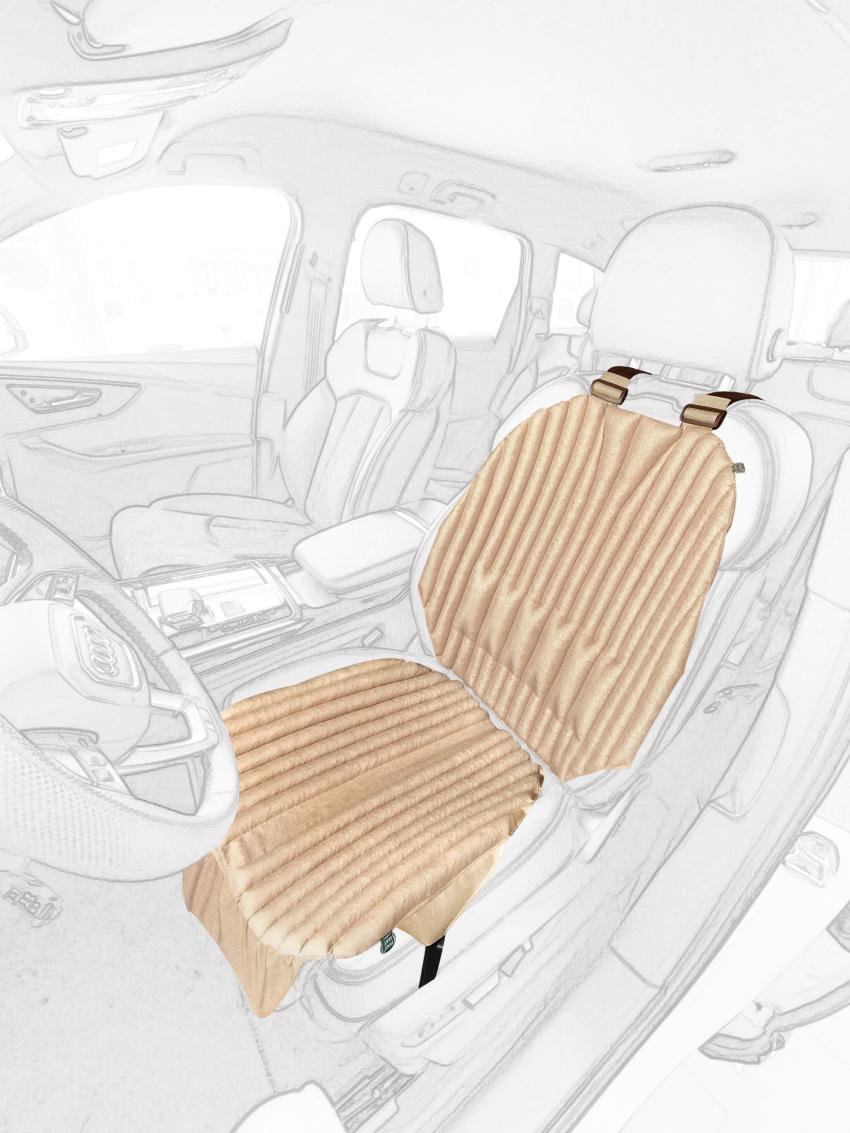 

Ekkoseat seat covers, buckwheat husk filling бежевий