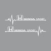 Car Styling Body Side Windows Decal Logo Sticker Decor Accessories For Honda Mugen Power Civic Accord Odyssey Jazz CRV Spirior RF6