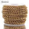 1 Meter Stainless Steel Cuban Chains Bulk for DIY Jewelry Making Crafts Bracelet  Accessories Handmade Hip Hop Necklace Findings