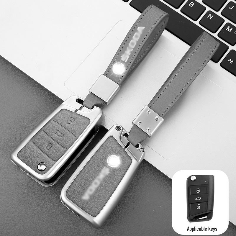 Skoda Key Cover for 23 Models: Octavia, Rapid, Superb, Fabia, Karoq, Spaceback, Hao Rui, Kodiaq, Kamiq