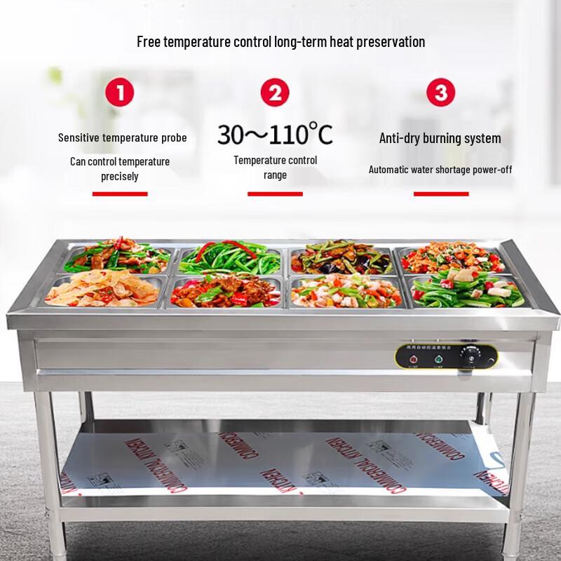 Commercial Electric Stainless Steel Insulated Food Warmer