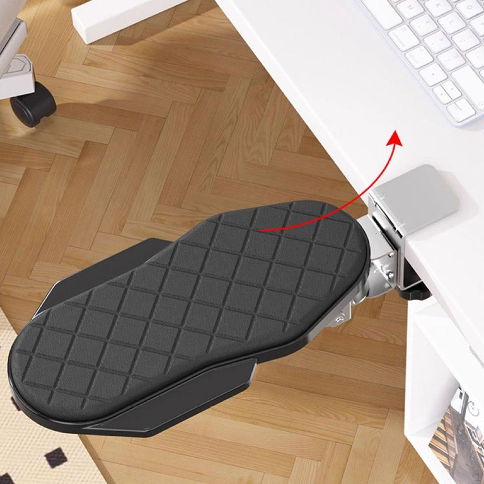 

Clamp on Computer Arm Rest Wrist Shelf Adjustable Armrest Extend Table Mount Desk Extended Rotating