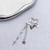 Y2K Sweet Cute Star Fringe Pendent Hair Clip Hairpin For Women Girls Punk Metal Pentagram BB Clips Barrettes Hair Accessories
