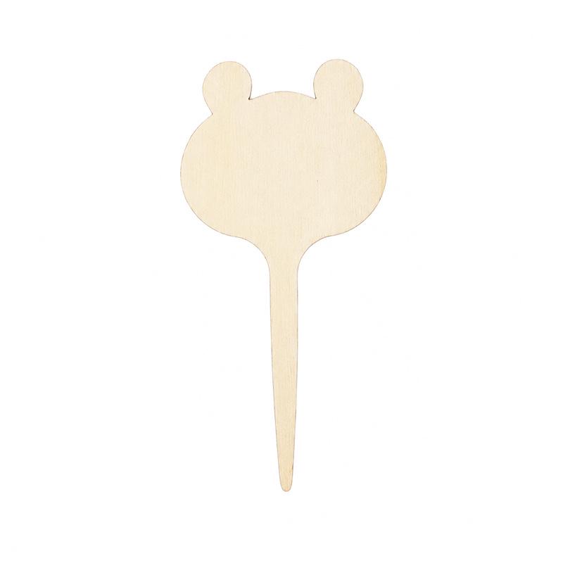 Handmade Wooden Flower Stakes for Garden Plant Identification