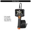 Industrial Endoscope Waterproof 8mm Borescope with 4.3inch IPS Screen Scope Camera Inspection Camera USB C Rechargeable