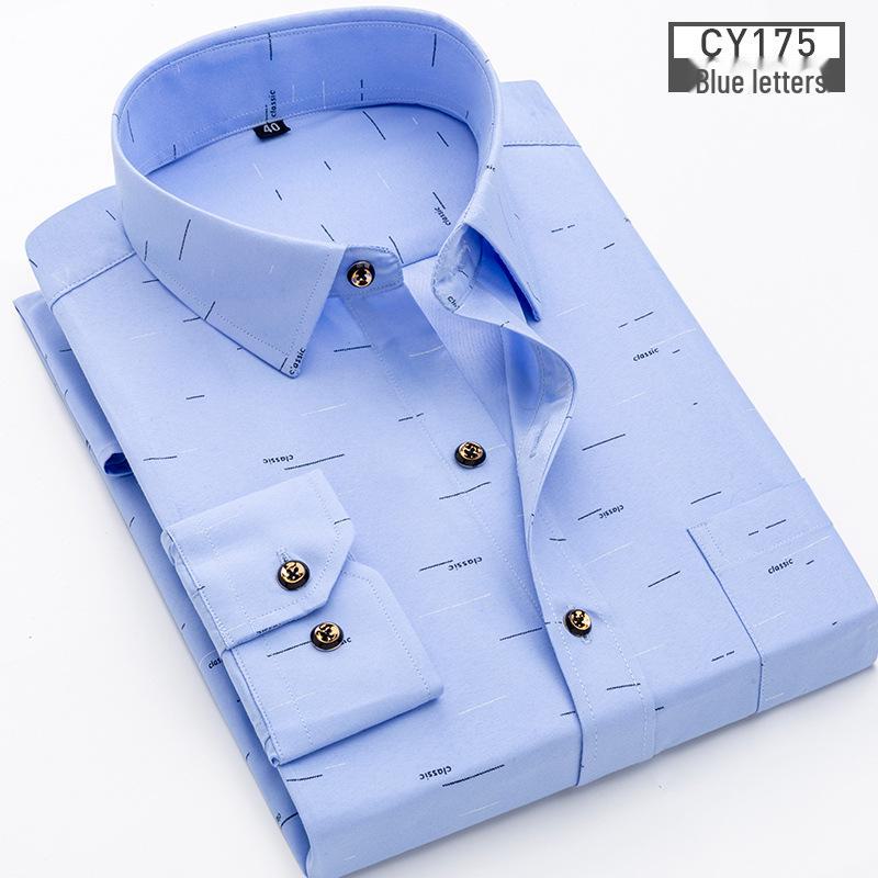 Camisa Nova Masculina Slim Fit Xadrez e Floral Manga Comprida - Moda Casual Coreana