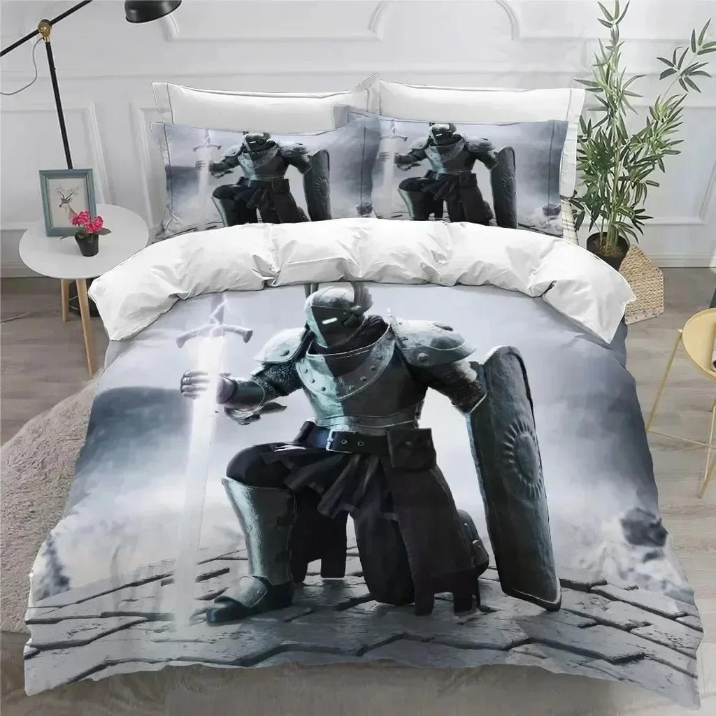 Luxury New 3D Print Holy Knights Bedding Set Boys Girls Twin Queen King Duvet Cover Pillowcase Bed Boys Adult Home Textileextile