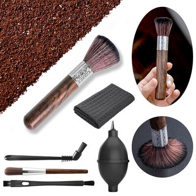 Ensemble de 6 brosses de nettoyage pour porte-filtre à café, kit de brosses de nettoyage pour machine à café, accessoires pour machine à expresso